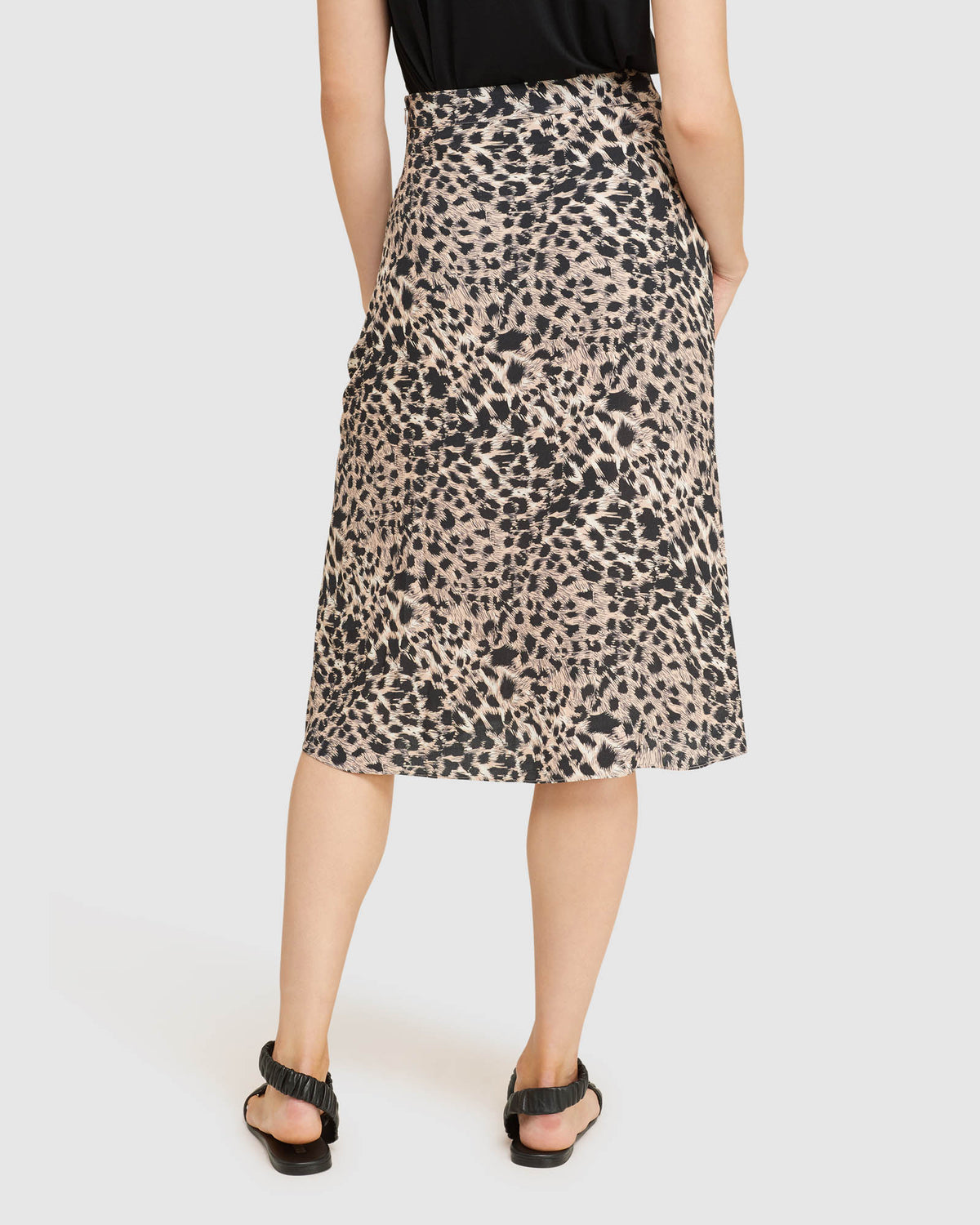 MARCEL ANIMAL PRINT SKIRT NATURAL