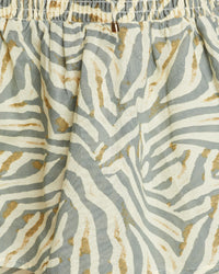 RYDER GREY ANIMAL PRINT SKIRT