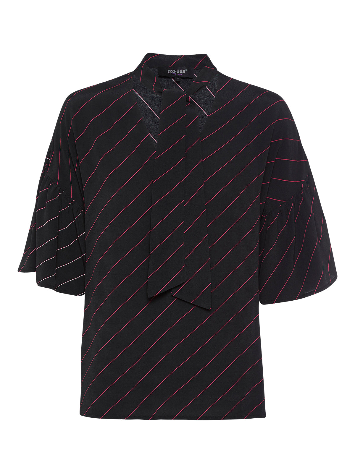 PERSIA SHORT SLEEVE STRIPED BLOUSEX