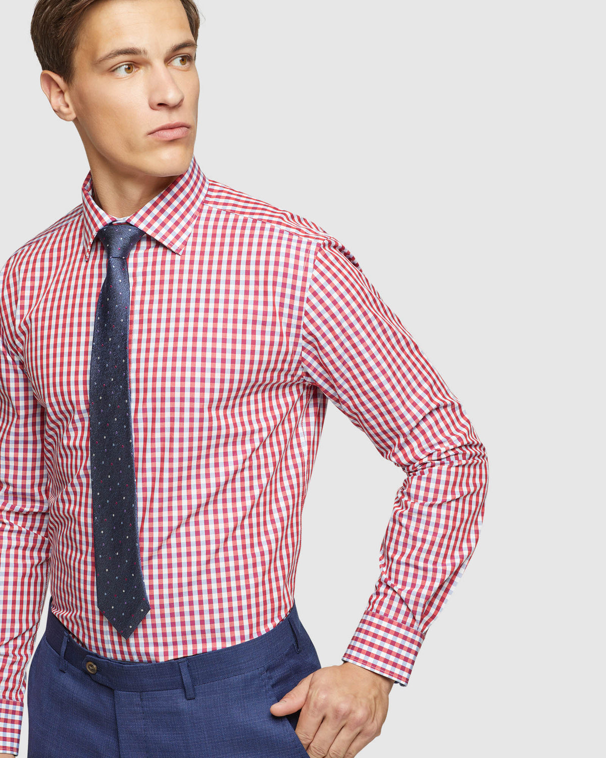 ISLINGTON REGULAR FIT CHECKED SHIRT MENS SHIRTS