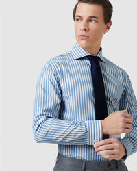 TRAFALGAR STRIPED SHIRT MENS SHIRTS