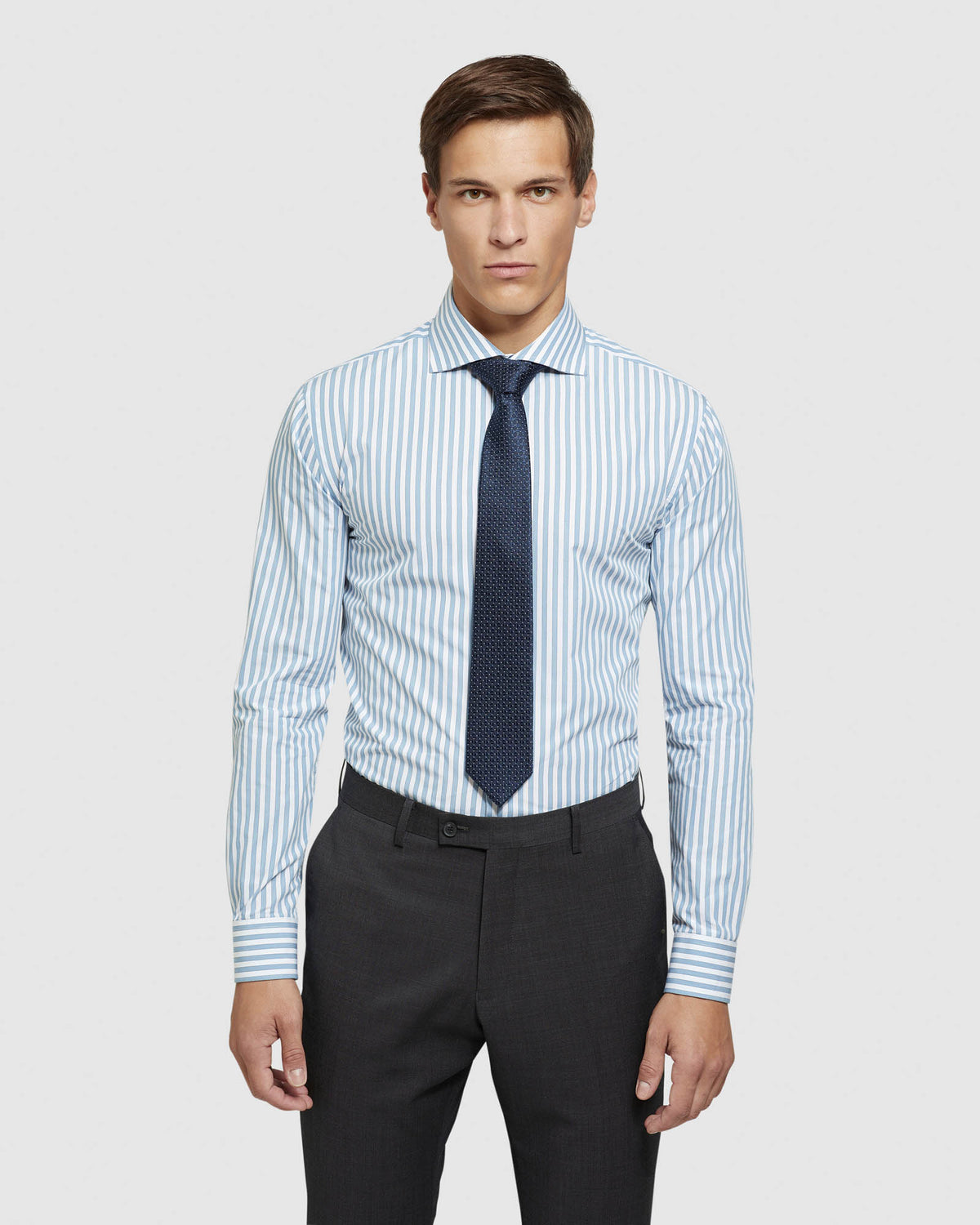 TRAFALGAR STRIPED SHIRT MENS SHIRTS