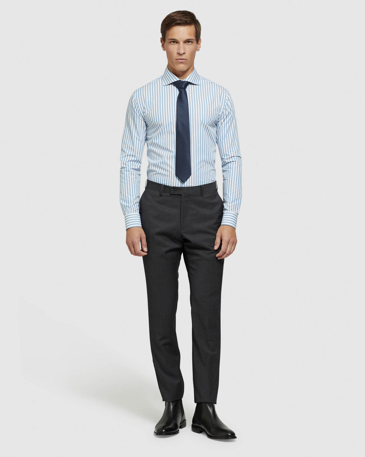 TRAFALGAR STRIPED SHIRT MENS SHIRTS