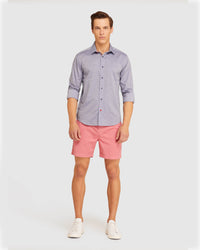 KENTON PRINTED SHIRT NAVY