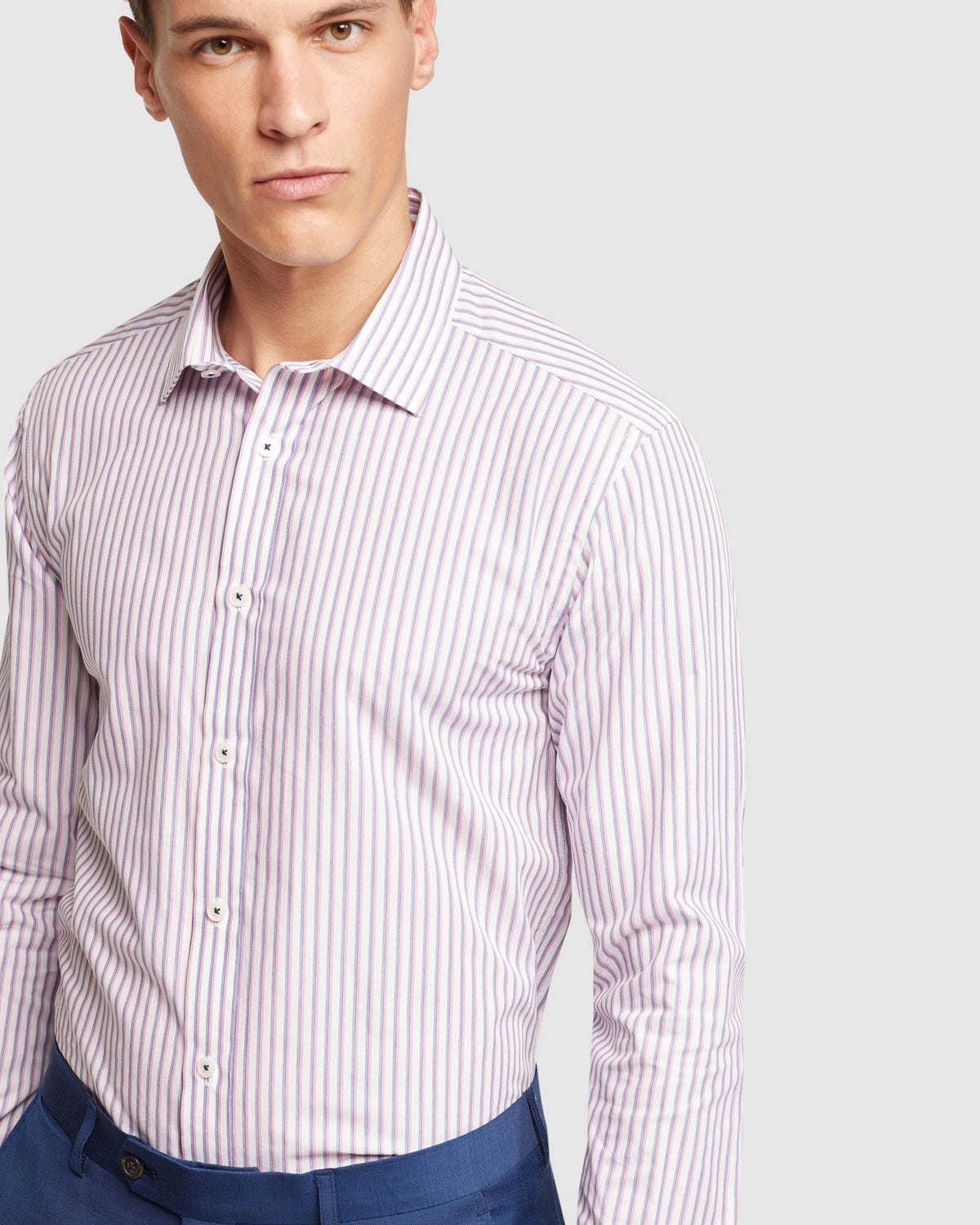 BECKTON STRIPED LUXURY SHIRT MENS SHIRTS