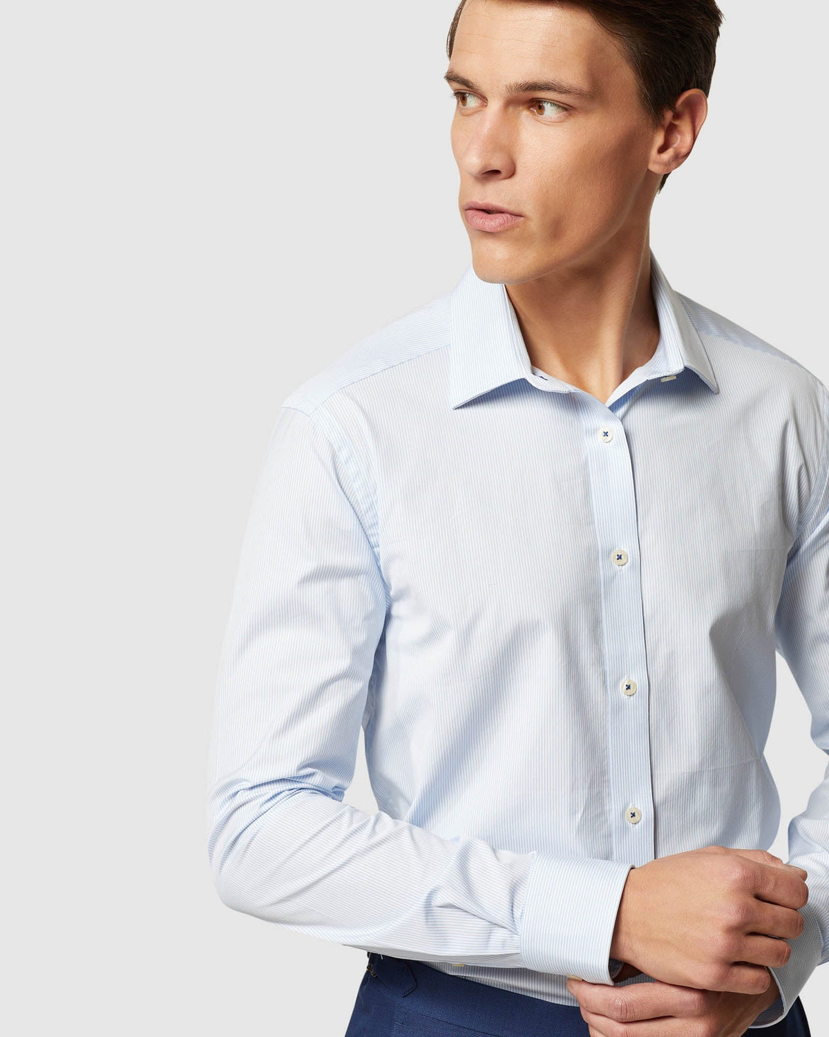 BECKTON STRIPED SHIRT MENS SHIRTS