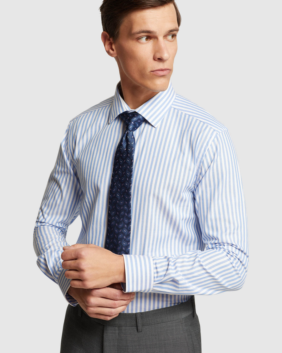 BECKTON STRIPED SHIRT MENS SHIRTS