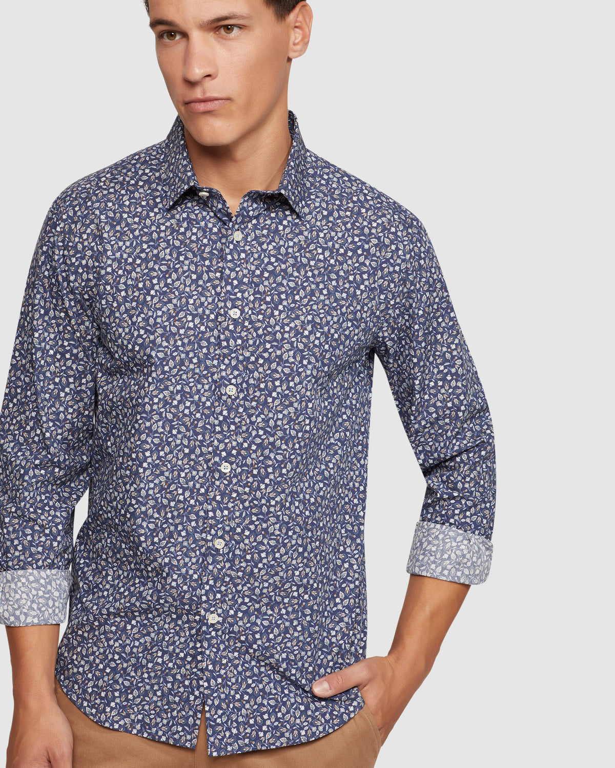 KENTON FLORA PRINT SHIRT MENS SHIRTS