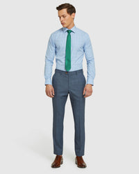 ISLINGTON CHECKED LUXURY SHIRT BLUE/GREEN