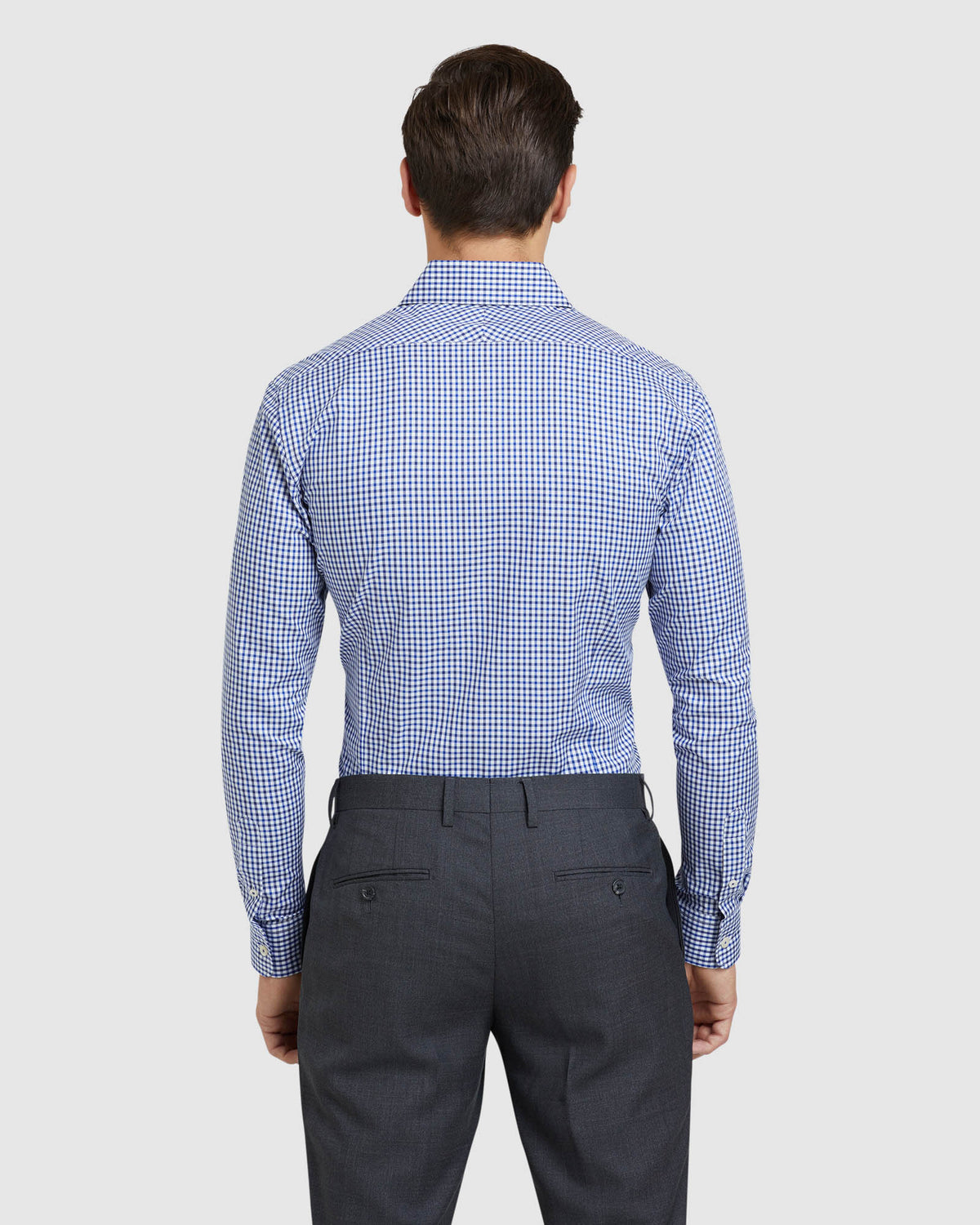 BECKTON CHECKED SHIRT NAVY