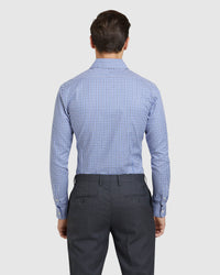 BECKTON CHECKED SHIRT NAVY