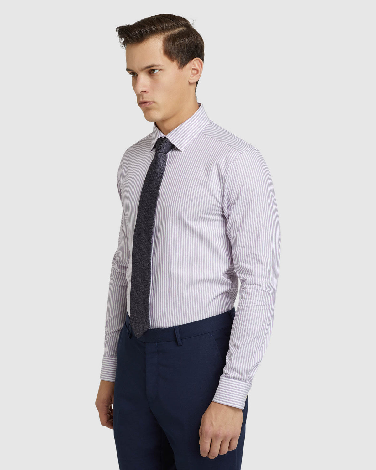 BECKTON DOBBY STRIPED SHIRT