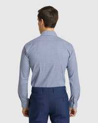 BECKTON CHECKED SHIRT NAVY