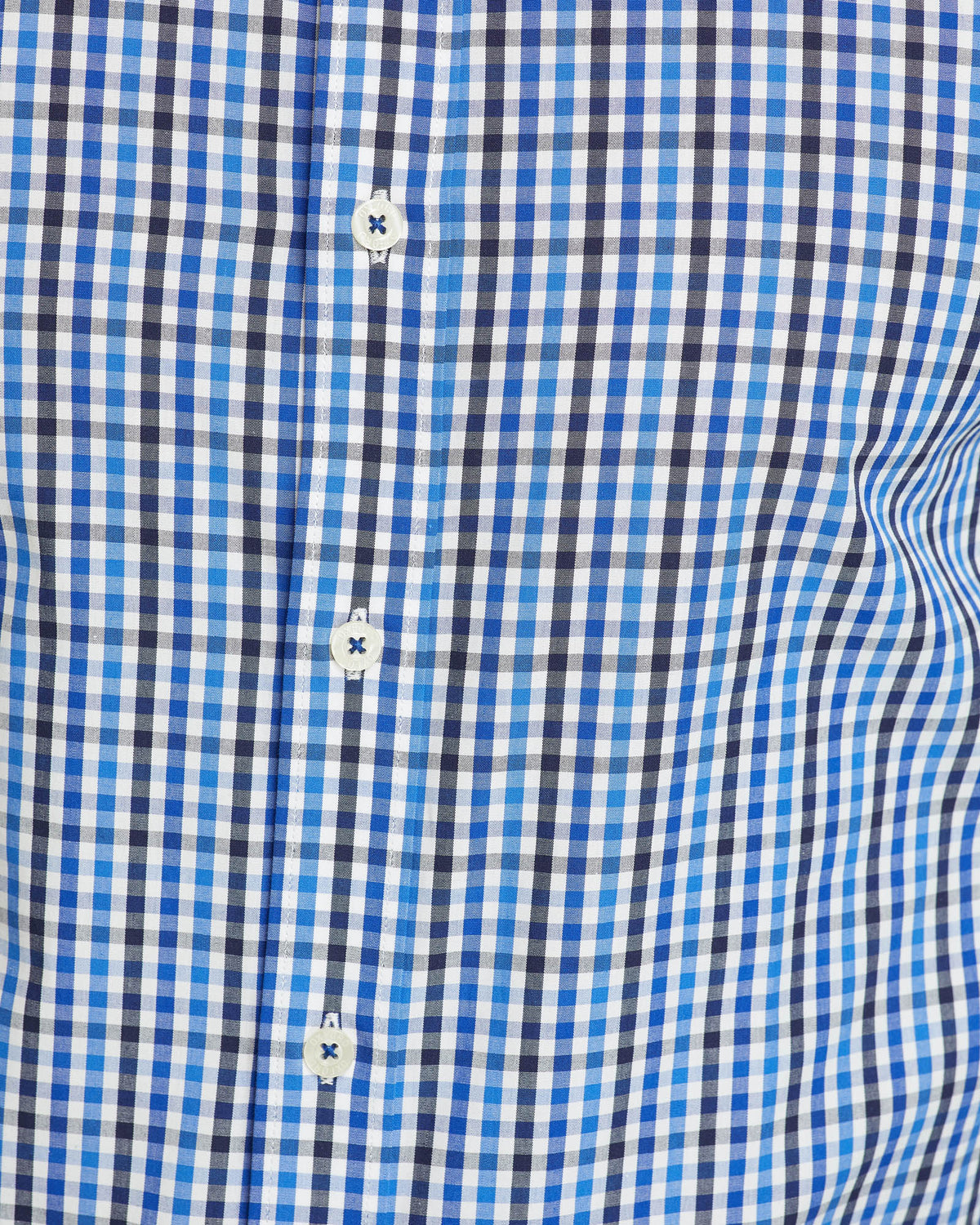 BECKTON CHECKED SHIRT BLUE