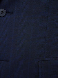 AUDEN ECO CHECKED SUIT JACKET NAVY