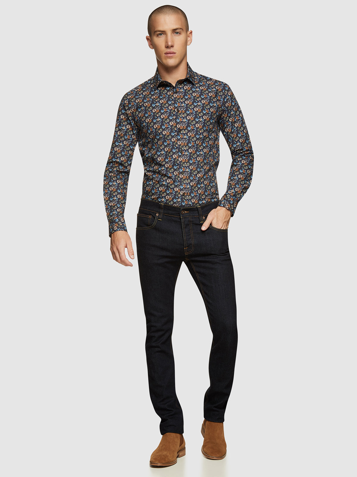 KENTON FLORAL PRINTED LUXURY SHIRT