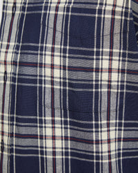 UXBRIDGE CHECKED SHIRT NAVY